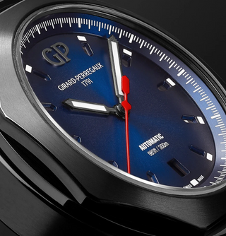 Girard-Perregaux Titanium PVD Laureato Absolute in Blue