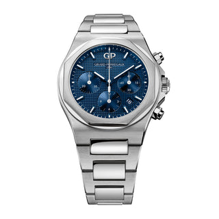 Girard-Perregaux Stainless Steel Laureato Chronograph 42mm in Blue