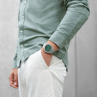 Girard-Perregaux Stainless Steel Laureato 42mm in Green