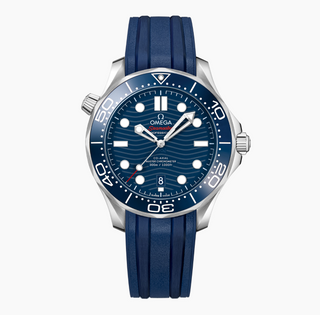 Omega Stainless Steel Seamaster Diver in Blue Ceramic