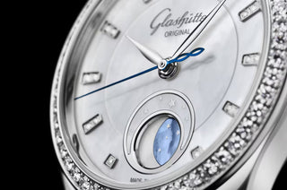 Glashütte Original Stainless Steel Serenade Luna in Blue