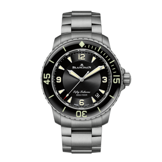 Blancpain Titanium Fifty Fathoms Automatique with a Titanium Bracelet