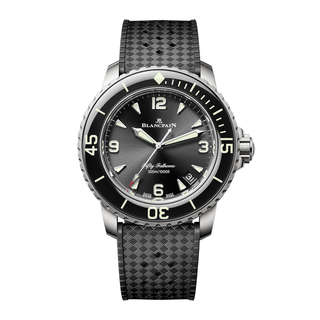 Blancpain Titanium Fifty Fathoms Automatique with a Rubber Strap