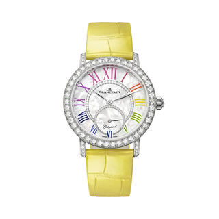 Blancpain 18K White Gold Ladybird Colors Watch with Interchangeable Straps