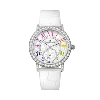 Blancpain 18K White Gold Ladybird Colors Watch with Interchangeable Straps