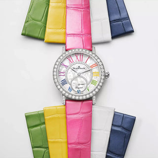 Blancpain 18K White Gold Ladybird Colors Watch with Interchangeable Straps