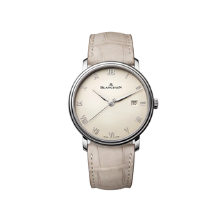 Blancpain Villeret Extraplate 40mm in Beige