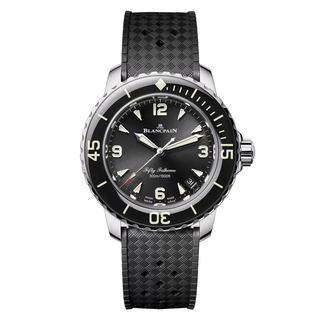 Blancpain Stainless Steel Fifty Fathoms Automatique in Black
