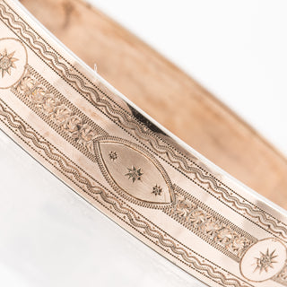 Victorian Silver Gilt Bangle