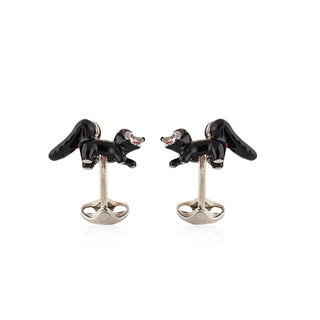 Deakin & Francis Sterling Silver Skunk Cufflinks