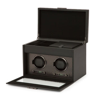 WOLF Axis Vegan Leather Watch Winder