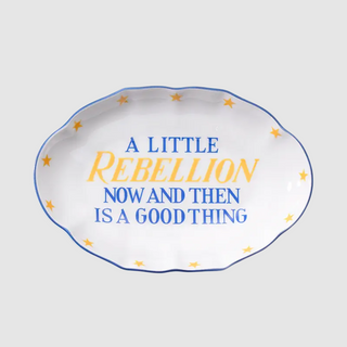 Mottahedeh Rebellion Porcelain Dish