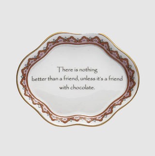 Mottahedeh Friend Porcelain Dish