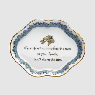 Mottahedeh Family Nut Porcelain Dish