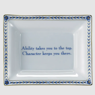 Mottahedeh Ability & Character Porcelain Dish