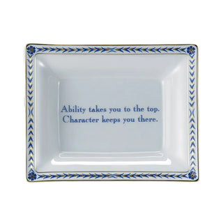 Mottahedeh Ability & Character Porcelain Dish