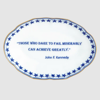Mottahedeh John F. Kennedy Porcelain Dish
