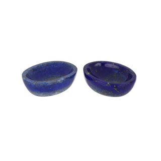 Trianon Carved Lapis Salt Cellars
