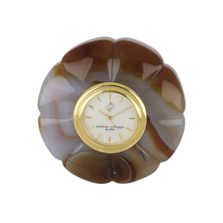 Trianon Carved Agate Clock