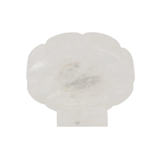 Trianon Carved Rock Crystal Clock