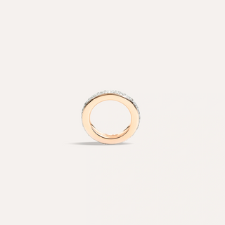 Pomellato Two-Tone 18K Gold Iconica Diamond Ring