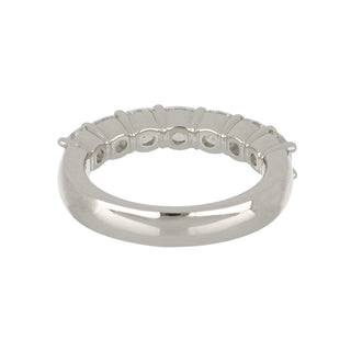 Tenenbaum Platinum Cushion Cut Diamond Seven Stone Band