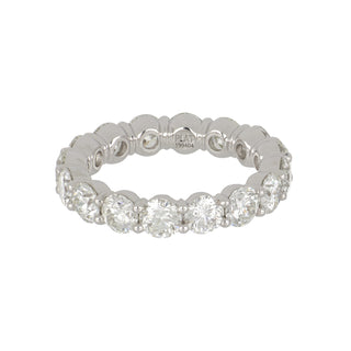 Tenenbaum Platinum Round Diamond Eternity ButtercupBand