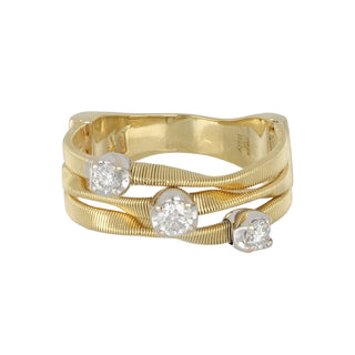 Estate Marco Bicego 18K Gold Marrakech Diamond Ring