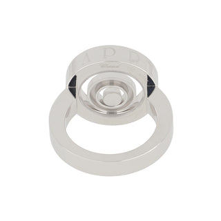 Estate Chopard 18K White Gold Happy Spirit Diamond Ring