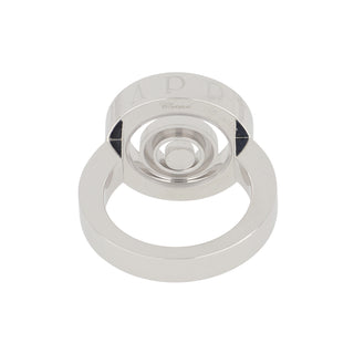 Estate Chopard 18K White Gold Happy Spirit Diamond Ring