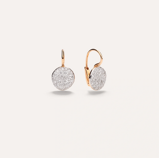 Pomellato 18K Rose Gold Diamond Sabbia Earrings