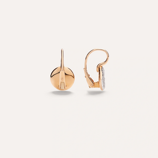 Pomellato 18K Rose Gold Diamond Sabbia Earrings
