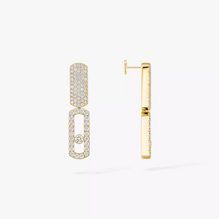 Messika 18K Gold Imperial Move Small Diamond Earrings