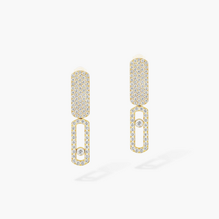 Messika 18K Gold Imperial Move Small Diamond Earrings