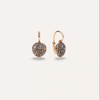 Pomellato 18K Rose Gold Brown Diamonds Sabbia Earrings