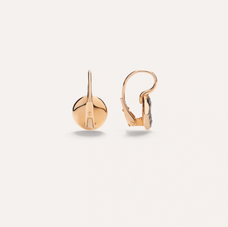 Pomellato 18K Rose Gold Brown Diamonds Sabbia Earrings