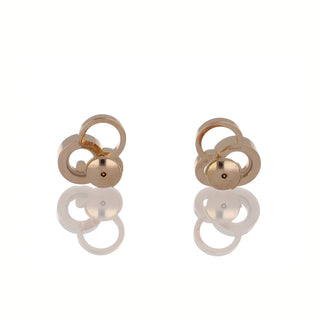 Chopard 18K Rose Gold Diamonds Stud Earrings