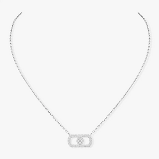 Messika 18K White Gold Diamonds Pendant Necklace