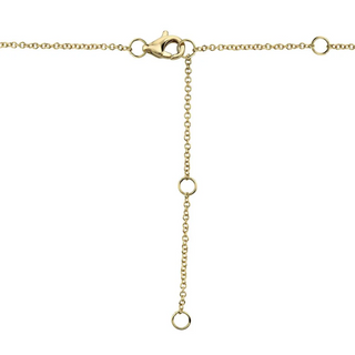 Shy Creation 14K Gold Pavé Diamond Heart Pendant Necklace