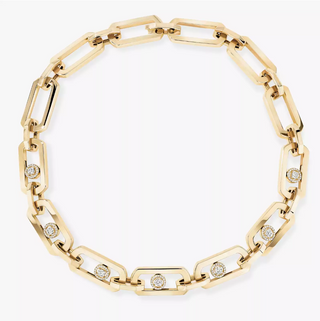 Messika 18K Gold "So Move" XL Link Choker Necklace with Diamonds