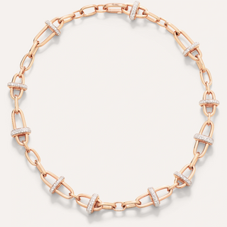 Pomellato 18K Rose Gold Iconica Diamond Necklace
