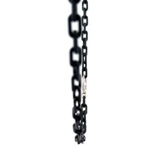 Antonio Papini 18K White Gold & Titanium Diamond Link Chain Necklace