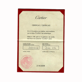 Estate Cartier 18K Gold Diamond Heart Pendant Necklace