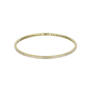 Estate Roberto Coin 18K Gold Diamond Bangle