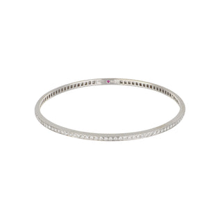 Roberto Coin 18K White Gold Diamond Bangle