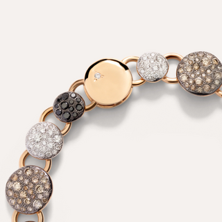 Pomellato 18K Rose Gold Multicolored Diamond Sabbia Bracelet