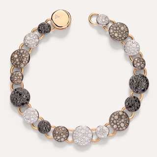 Pomellato 18K Rose Gold Multicolored Diamond Sabbia Bracelet