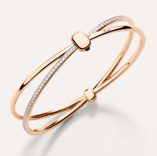 Pomellato 18K Gold Together Diamond Bangle