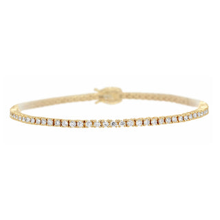 Tenenbaum 18K Gold 2.25ct Diamond Line Bracelet