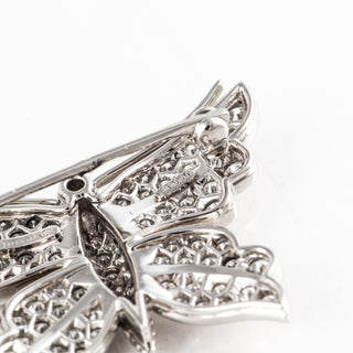 Tiffany & Co. Platinum Diamond Butterfly Brooch